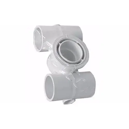 Waterway Plastics 210-4100 1.5"sx2"fpt White Hydro Gunite Jet Body