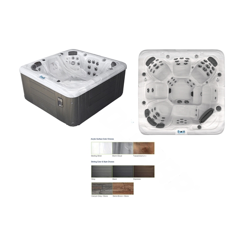 Garden Leisure Spas GL863B-27 Gl863b Hot Tub Tuscan Sun Int/black Ext