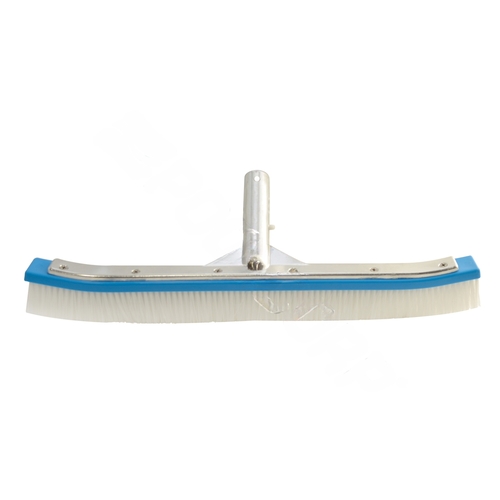 #902 18" White Poly Bristle Curved Alum Wall Brush