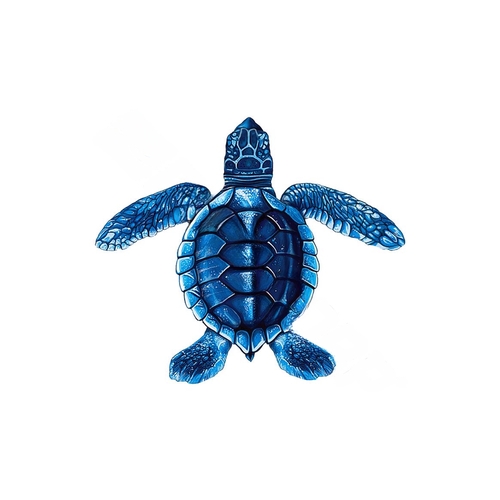 5" X 5" Baby Turtle C Blue