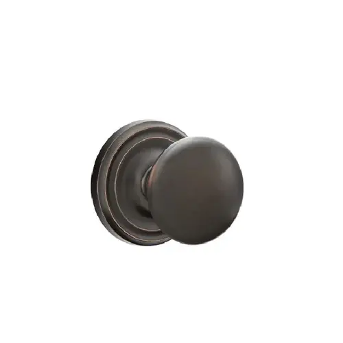 Providence Knob Passage With Regular Rose Oil Rubbed Bronze Finish