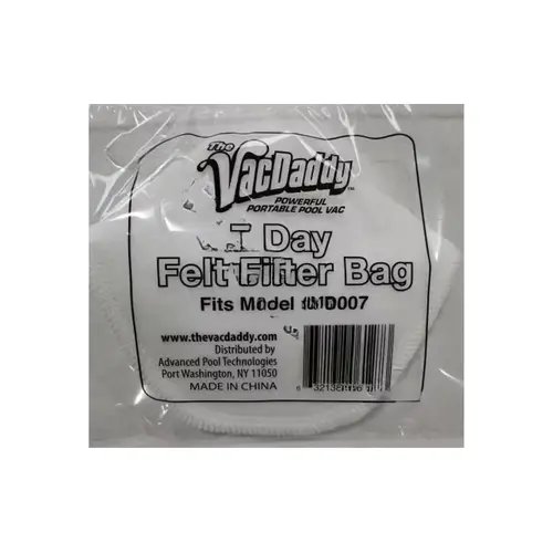 ADVANCED POOL TECHNOLOGIES LLC VD004-12 The Vacdaddy Felt Filter Bag