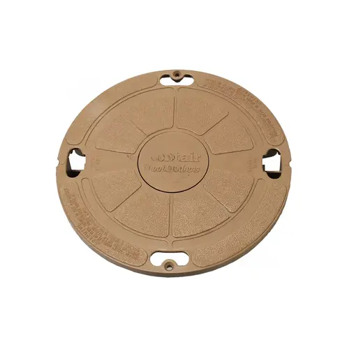 Tan Admiral S20 Wedge Skimmers Lock Down Lid