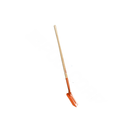 Corona SS 64104 4" Orange Trench Shovel With Wooden Handle