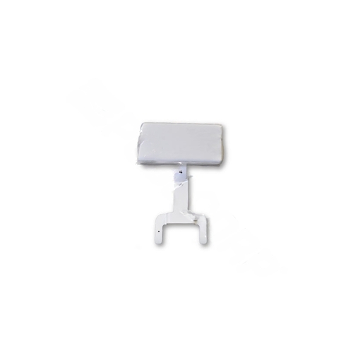 Headrest For 22" And 18" Wide Chairs With Slots In Top White