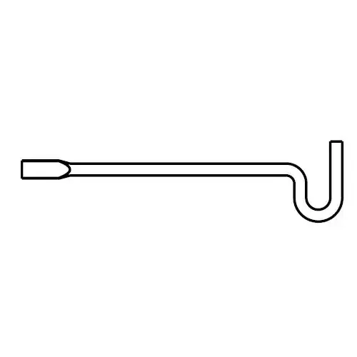 Emergency key for privacy/bed/bath locksets by Kwikset