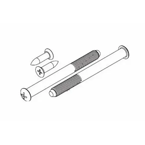 Screw Pack for 780, 970, 980 Single Cylinder Deadbolts Satin Nickel Finish