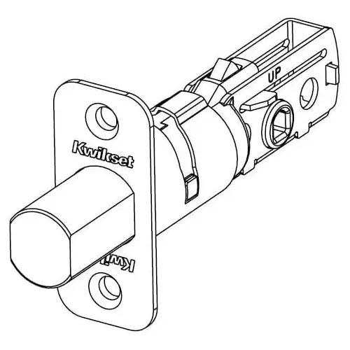 Adjustable Deadbolt Latch UL 3 Hour, Satin Nickel