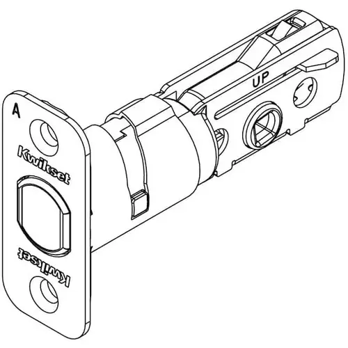 Adjustable Deadbolt Latch, Satin Nickel Blackened