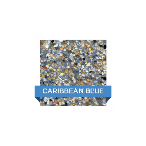 C.L. Industries CSCARBLU 80 Lb Crystalstones Pebble Pool Finish Caribbean Blue