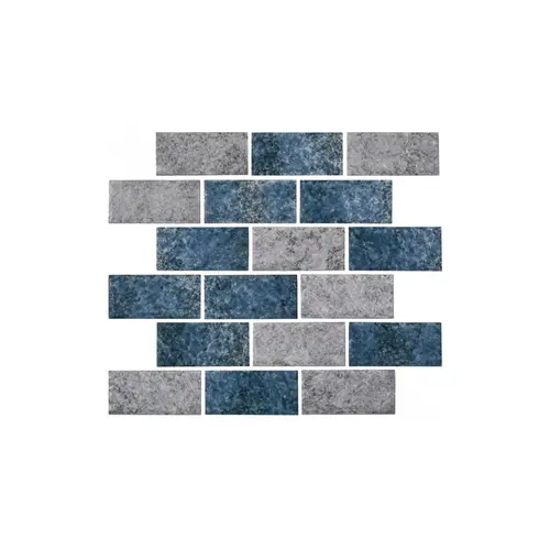 2" X 4" Inaka Tile Subway Blue