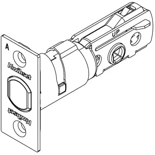 Adjustable Deadbolt Latch, Bright Polished Chrome