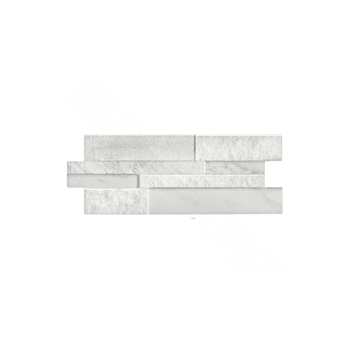 6 1/4" X 15 3/4" Carrara Tile Bianco White