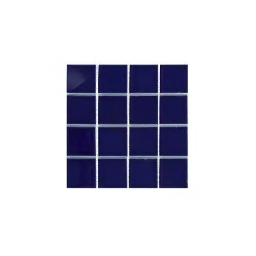 Discovery Field Single Bullnose Tile Cobalt Blue