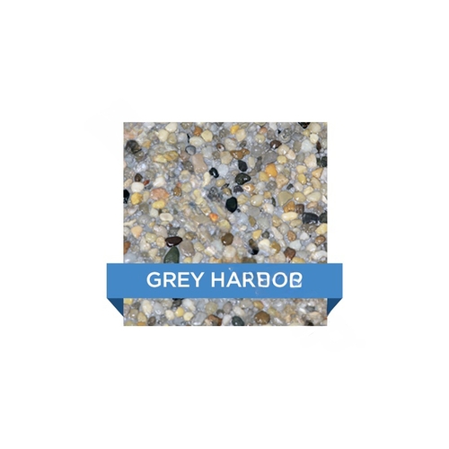 C.L. Industries CSIGRYHARB 80 Lb Crystalstones Pebble Pool Finish Gray Harbour