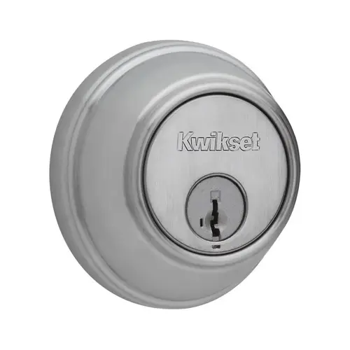 Key Control Deadbolt SmartKey with RCAL Latch and RCS Strike Satin Chrome Finish