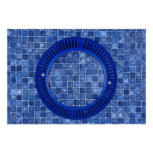 Dark Blue Main Drain Cover Vinyl Top