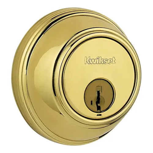 Key Control UL Listed Single Cylinder Deadbolt with the SmartKey Feature FOR MASTER KEYING PROJECTS Bright Brass