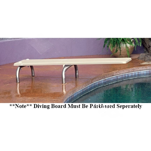 S.R. SMITH DBU18065 18" Stainless Steel U-style Diving Standards Base