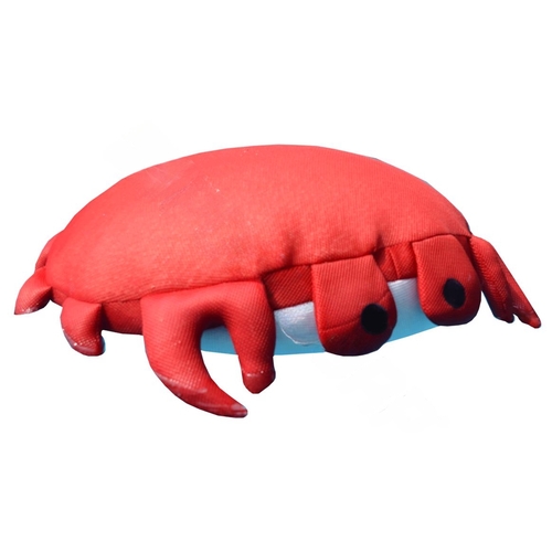 Sandy Seaside Rider Stuffed Floating Crab Red/White