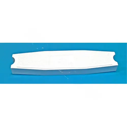 19" White Vertical Ladder Step With Cycolac Tread