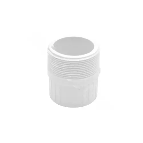 2" Mpt X 1 1/2" Slip Sch40 Reducing Male Adapter White