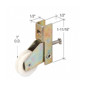 Crl B606 1 Nylon Sliding Screen Door Bottom Roller For Peachtree