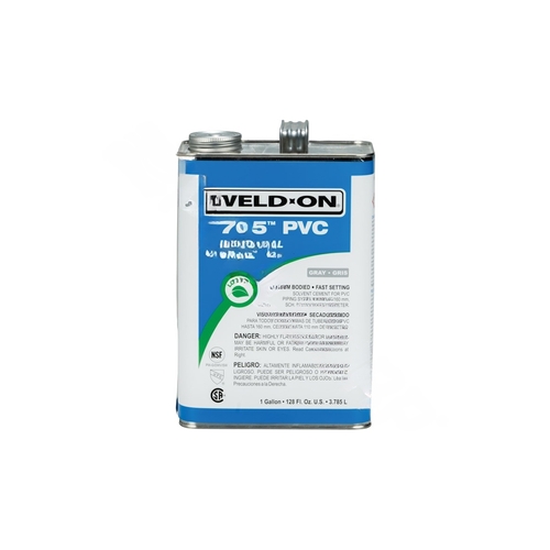 Weld-On 10086 705 Gray Pvc Solvent Cement 1 Gal