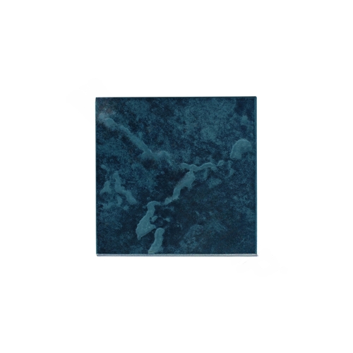 6" X 6" Blue Seas Single Bullnose Tile Teal