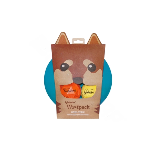 Waboba Woofpack Pet Pack With Disc And Balls