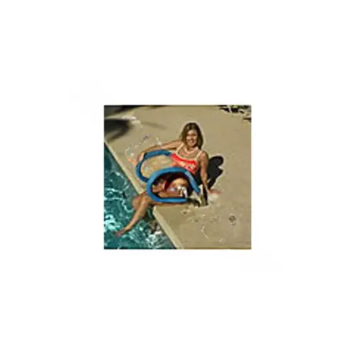 Koolgrips KGS402IT 4' Indian Teal Comfort Rail Cover Fits 1.625"-1.9" Rails