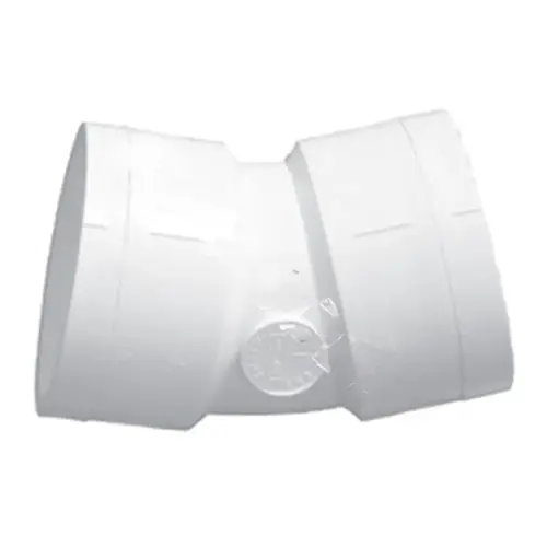 2.5" Slip X Slip 22.5 Degree Sch40 Elbow White