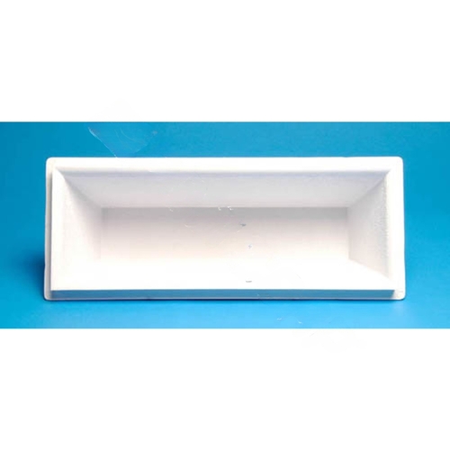 17 1/2" White Plastic Frost Proof Recessed Wall Step