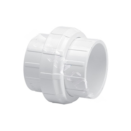 Pipe Union, 1 in, Slip, PVC, SCH 40 Schedule White