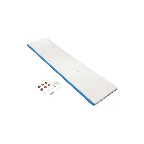 6' Blue Duro-spring Diving Board With White Tread