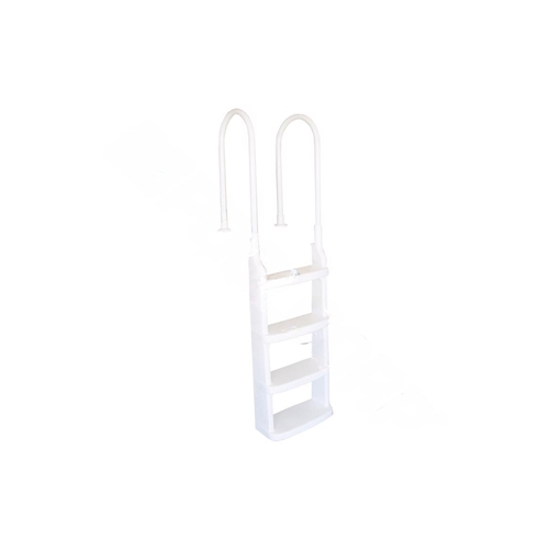 Main Access 200200 48"-54" White Easy Incline In-pool Adjustable Ladder For Above Ground Pools