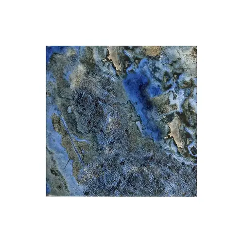 6" X 6" Caldera Tile Blue Agate Bullnose