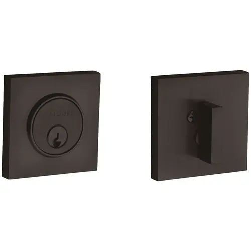 Estate Contemporary Deadbolt, 2-1/8" Door Prep Venetian Bronze