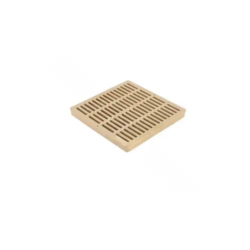 NDS 1212S 12" Sand Plastic Square Catch Basin Drain Grate