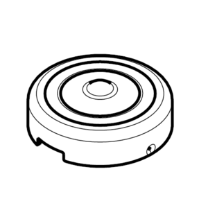 Handleset Interior Screw Cap Cover, Satin Nickel