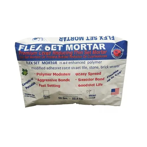 50# White Premium Flex Set Thinset Mortar