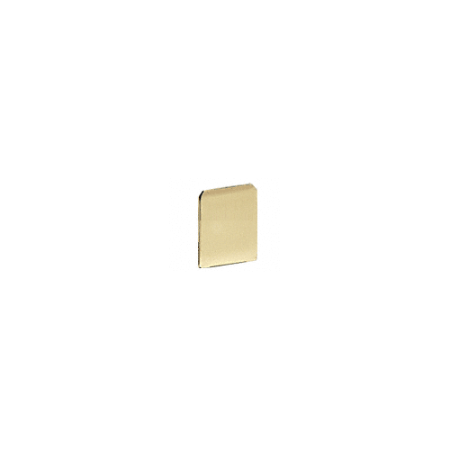Satin Brass End Cap for WU3 Series Wet/Dry U-Channel