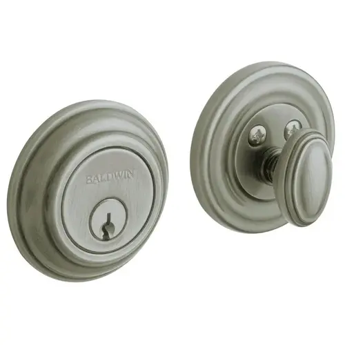 Estate Traditional Deadbolt, 2-1/8" Door Prep Antique Nickel