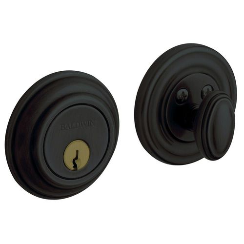 Estate Traditional Deadbolt, 2-1/8" Door Prep Satin Black