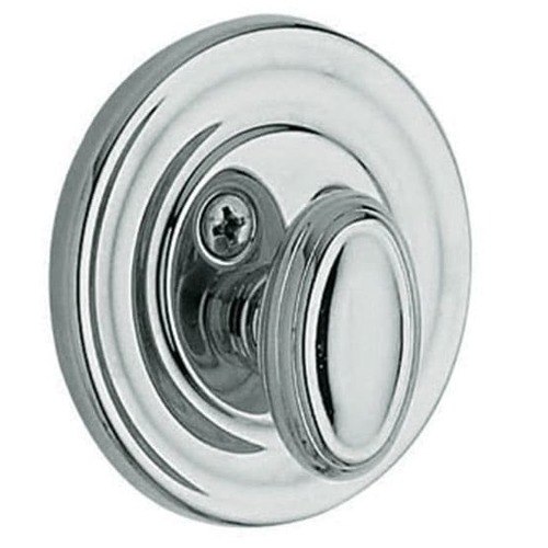 Estate Traditional Deadbolt, 2-1/8" Door Prep Polished Chrome