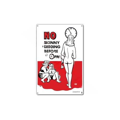 Poolmaster 41356 12"x18" No Skinny Dipping Sign