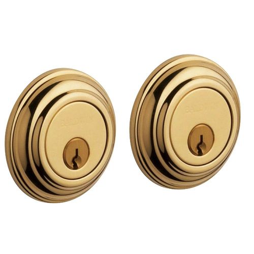 Estate Traditional Deadbolt, 2-1/8" Door Prep Polished Brass