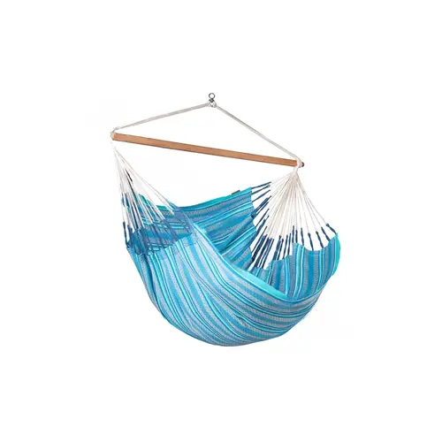 LA SIESTA INC HAL21-X3 Azure Habana Cotton Kingsize Hammock Chair