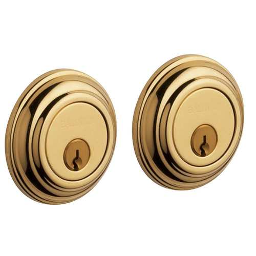 Estate Traditional Deadbolt, 2-1/8" Door Prep Non Lacquered Brass