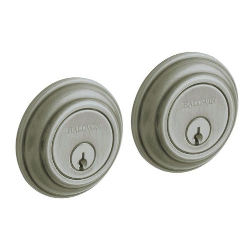 Estate Traditional Deadbolt, 2-1/8" Door Prep Antique Nickel